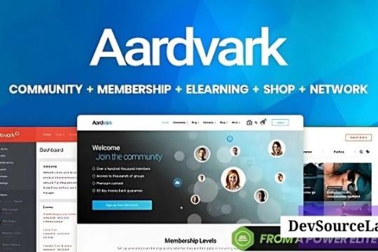 Aardvark v4.6 - Community, Membership, BuddyPress WordPress Theme