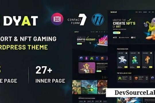 DYAT v1.0 - eSports and Gaming NFT WordPress Theme