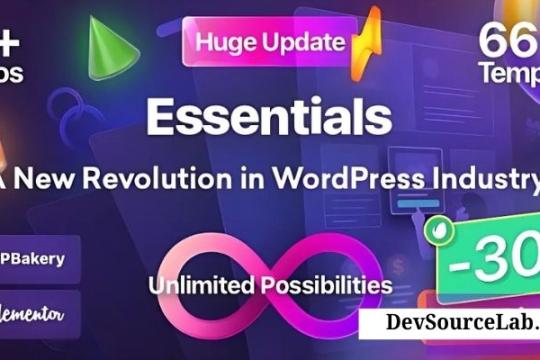 Essentials v3.2.13 - Multipurpose WordPress Theme