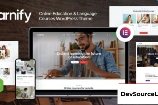 Learnify v1.13 - Online Education Courses WordPress Theme