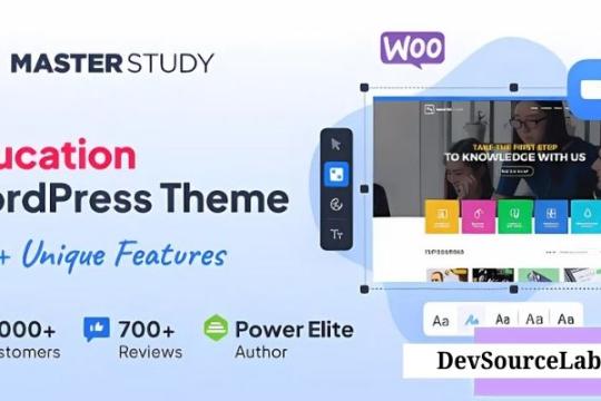 Masterstudy v4.8.79 - Education & Learning WordPress Theme