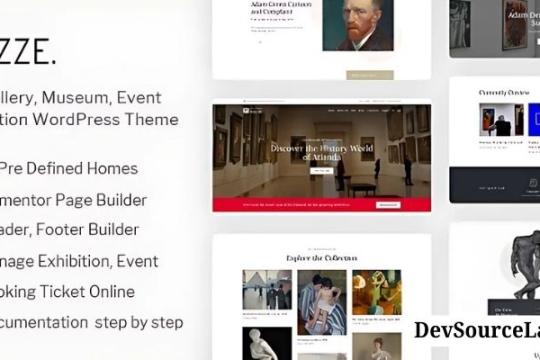 Muzze v1.6.4 - Museum Art Gallery Exhibition WordPress Theme