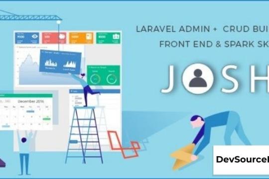 Josh v11.0 - Laravel Admin Template Front End CRUD