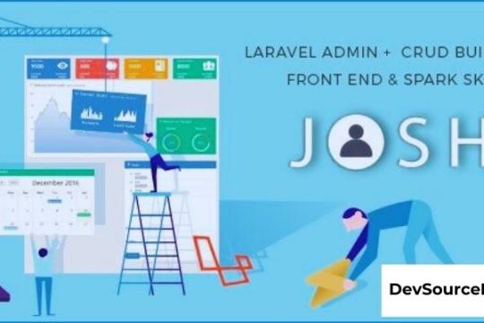 Josh v11.0.2 - Laravel Admin Template Front End CRUD