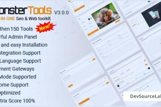 MonsterTools v3.1.0 - The All-in-One SEO & Web Toolkit, like a Swiss Army Knife - nulled