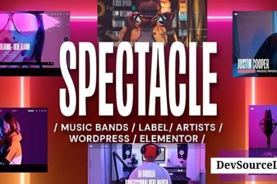 Spectacle v1.4.19 - Music WordPress Theme
