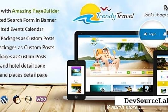 Trendy Travel v6.2 - Multipurpose Tour Package WordPress Theme